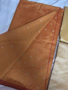 Banarasi Wood Coloured Suit Set