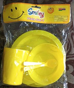 Kids Yellow Dish Set - New