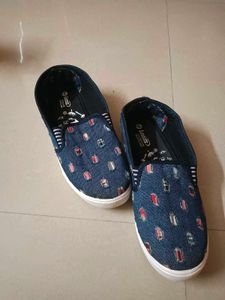 Denim Slip-On Shoes