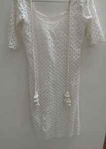 White Cotton Kurta