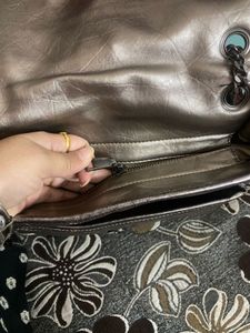 Metallic YSL Handbag (Copy)