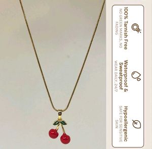 Cherry Pendant Necklace