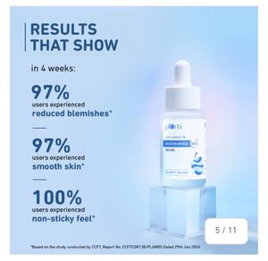 Plum 10% Nicaninamide &amp; Rice Water Face Serum-15ml