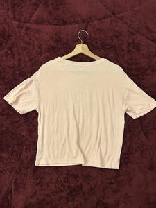 Bold Statement Graphic Tee | Peach Pink | Size M
