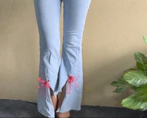Flared High Waist Jeans🎀