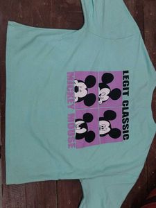 Light Blue &#39;CLASSIC&#39; Graphic T-Shirt