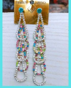 Colorful Long Earrings | Stylish