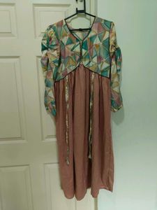 Puff Sleeve Dusty Pink Kurta