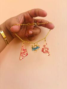 Love Bracelet Of 3 Resin Charms
