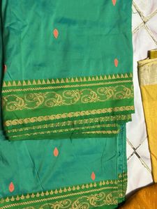 Green Ethnic saree good