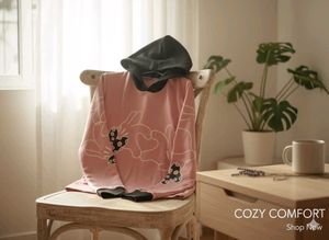 Pink/Peach crop Hoodie 🩷