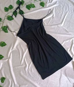Black halter neck Dress
