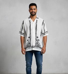 Tropical Print Casual Shirt- Size XL