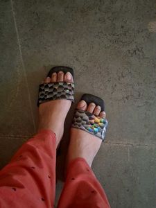 Black Flats In Size 41