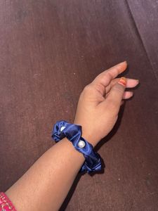 💙💜Pearl Scrunchie Duo💜💙