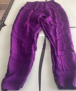 Purple Embroidered Kurti Top