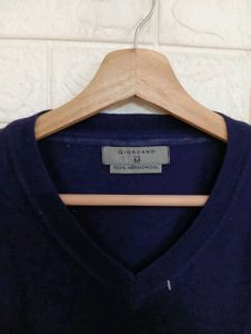 Men&#39;s V-neck Long Sleeve Sweater