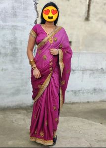 Sale✨Double Shaded Saree With Blouse