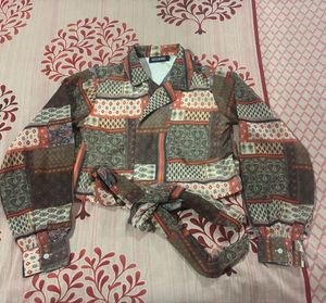 Brand New Boho Tie Shirt!