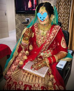 Green Colour Bridal Jewellery Set