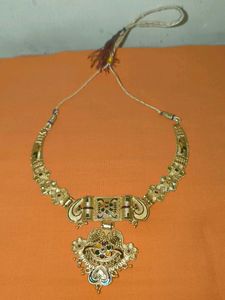 Silver-toned Statement Necklace