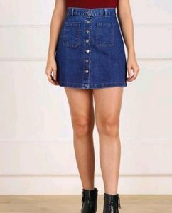 Mini Denim Skirt