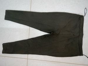 Code- High Rise Slim Fitted Green Pants