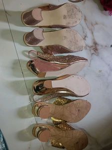 Sparkly Gold Mideri Heels