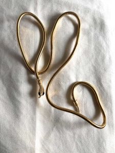 Gold Snake Necklace