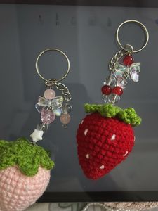 Strawberry Charm Keychains