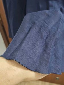 Whimsical Fairycore Navy Blue Skirt