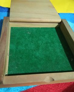Wooden Chinese Chequers Board With Storage