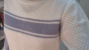 Pinteresty Cropped Puff Sleeves Pullover