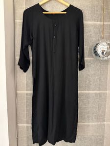 Black Straight Fit Kurta