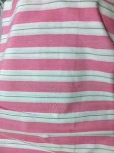 Striped Bhagalpuri Chadar Topsheet Bed Sheet