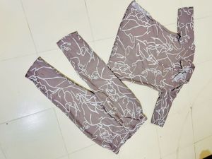 Abstract Print Lounge Set