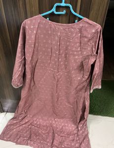 Neww Beautiful Mauve Kurti Size L