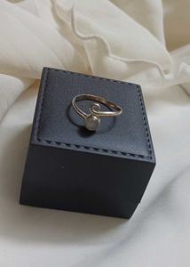 Authentic Silver Rose quartz Rings