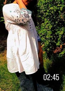 White Short Kurta