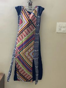 Women Crepe A-line Kurta