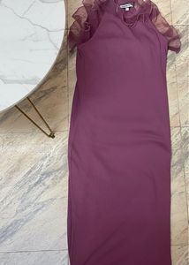 Chic Purple Bodycon Dress