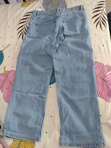 Wide Leg Denim Jeans
