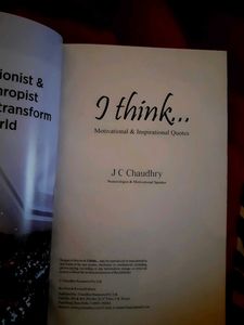 I think book