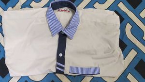 Kiddy Striped Trim Shirt
