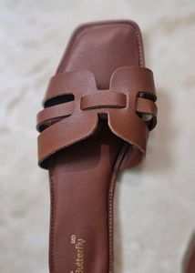 Brown Flats Hermes Inspired