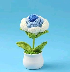 Crochet Flower Pot