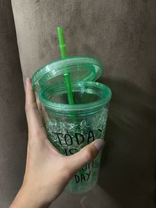 Green Plastic Sipper