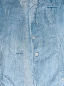 Denim Jacket &amp; White Dress