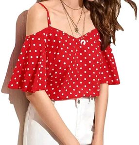 Red Off Shoulder Top ❤