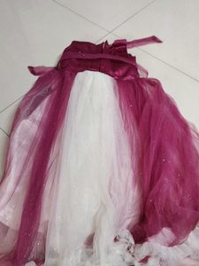 white purple Cute Party Dress